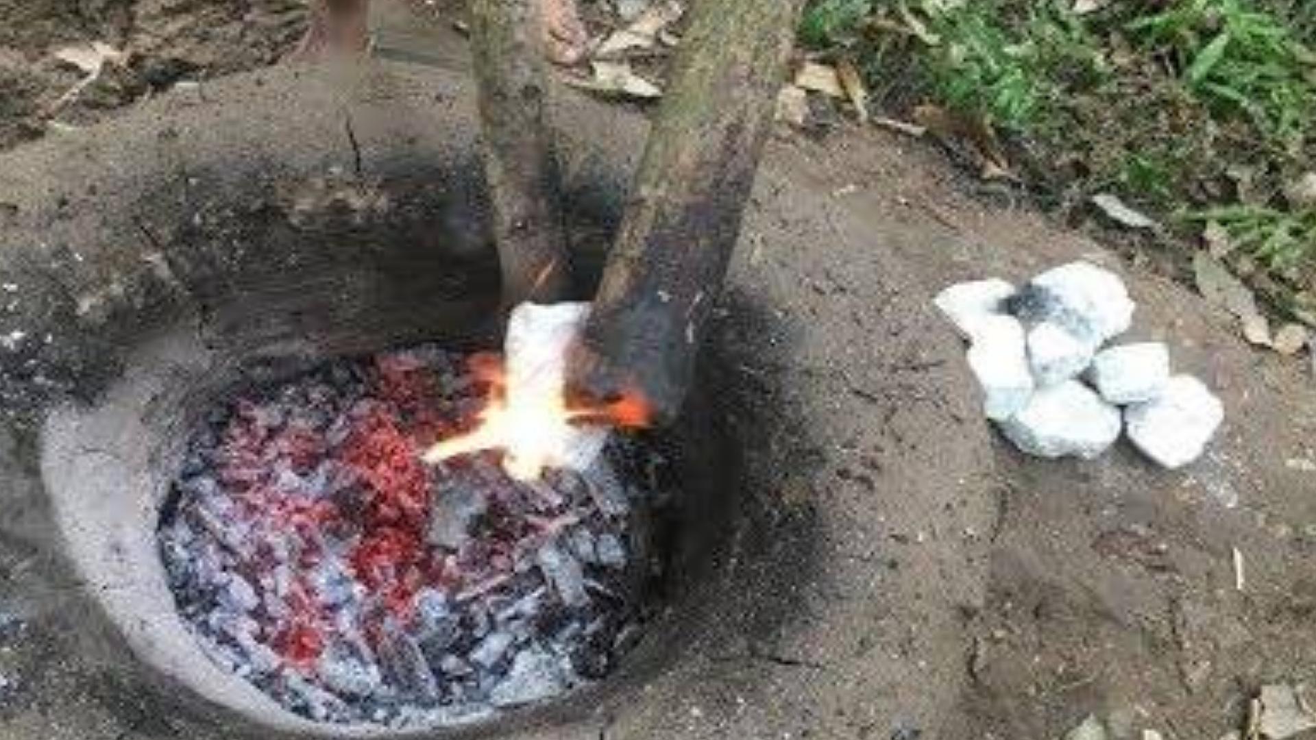 原始技术:实验与石灰窑(CAO)